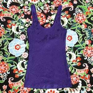 Express Purple Sequin Top